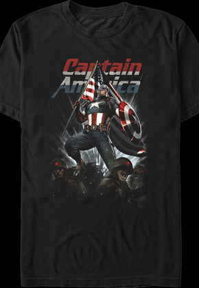 Captain America Living Legend Marvel Comics T-Shirt