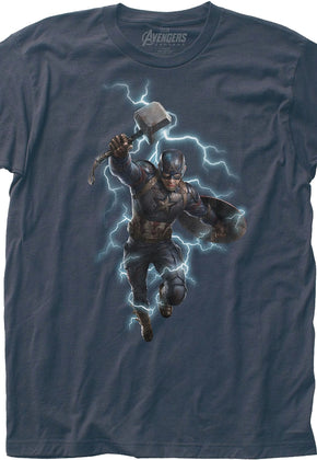 Captain America Shield and Hammer Avengers Endgame T-Shirt