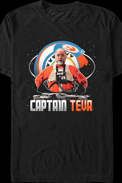 Captain Teva The Mandalorian Star Wars T-Shirtmain product image