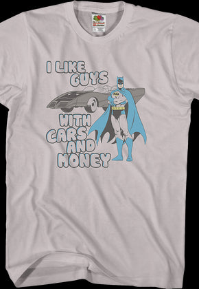 Cars and Money Batman T-Shirt