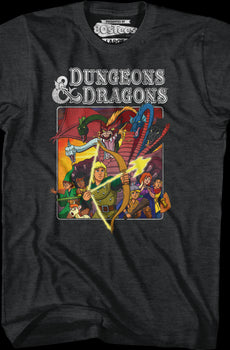 Cartoon Characters Dungeons & Dragons T-Shirt