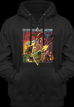 Cartoon Characters Dungeons & Dragons Pullover Hoodie