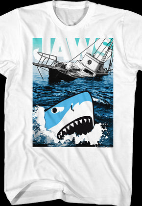 Cartoon Shark Jaws T-Shirt