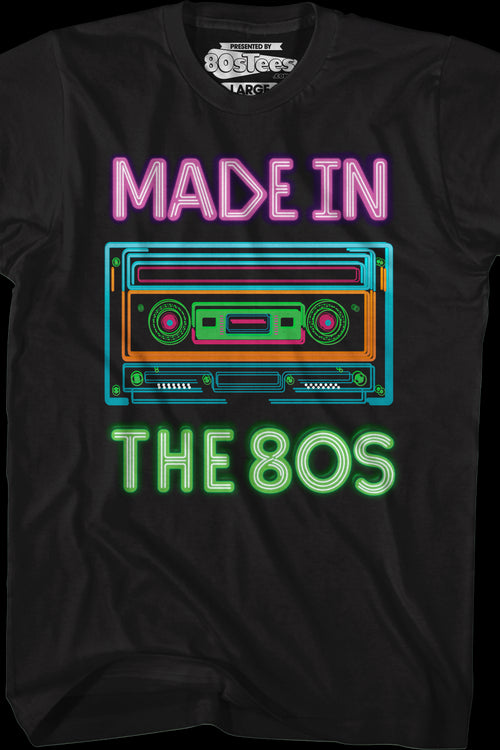 Cassette Tape Made In The 80s T-Shirtmain product image