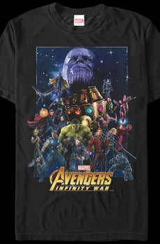 Cast Avengers Infinity War T-Shirt