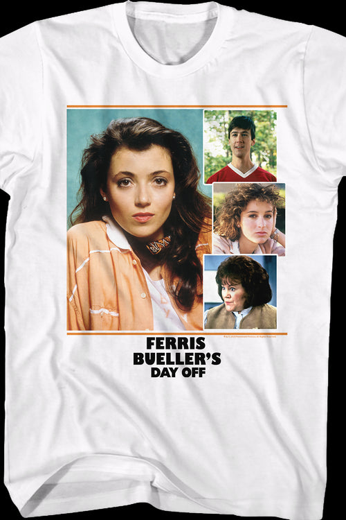 Cast Collage Ferris Bueller's Day Off T-Shirtmain product image