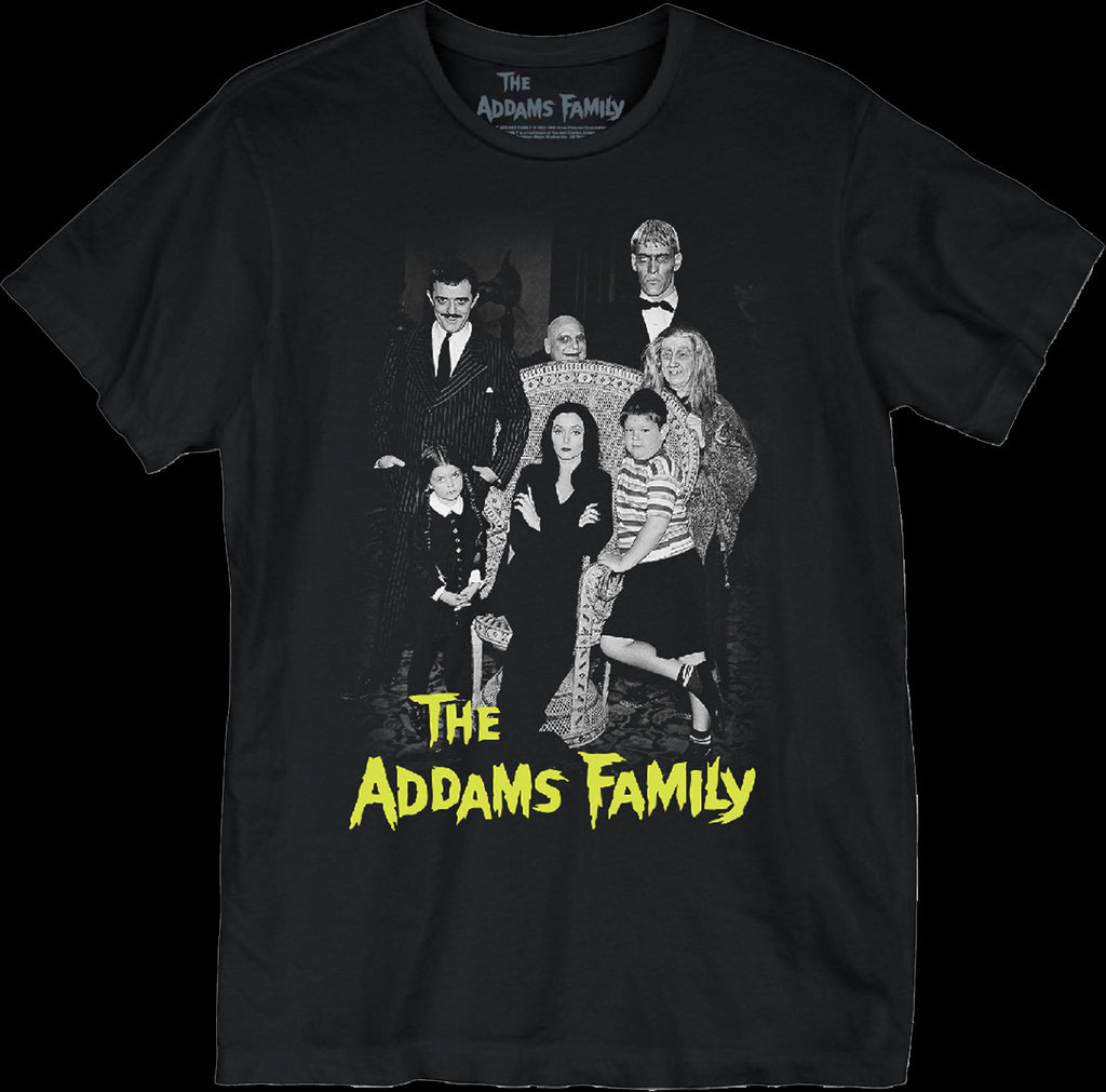 Cast Photo Addams Family T-Shirt - Main Image