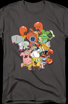 Cast Photo SpongeBob SquarePants T-Shirt
