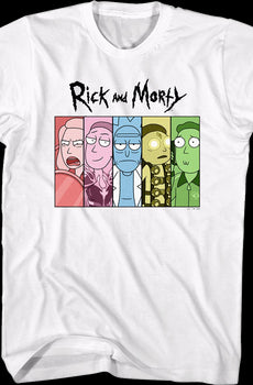 Cast Rick And Morty T-Shirt