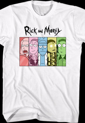 Cast Rick And Morty T-Shirt