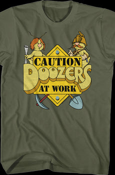 Caution Doozers At Work Fraggle Rock T-Shirt