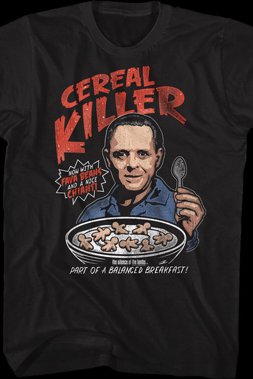 Cereal Killer Silence Of The Lambs T-Shirtmain product image