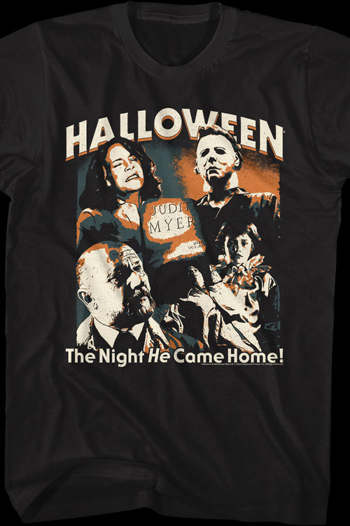 Character Collage Halloween T-Shirtmain product image