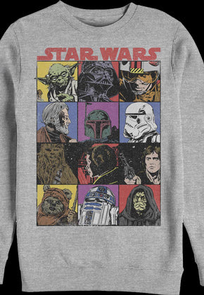 Character Collage Star Wars Sweatshirt