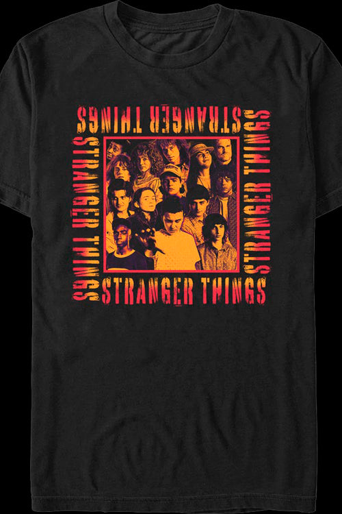 Character Collage Stranger Things T-Shirtmain product image