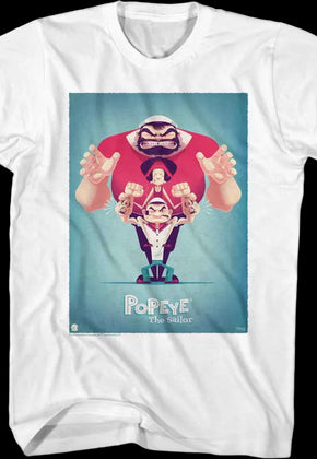 Bluto Olive Oyl Popeye T-Shirt
