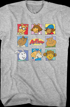 Character Panels Arthur T-Shirt