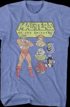 Characters Collage Masters of the Universe T-Shirt