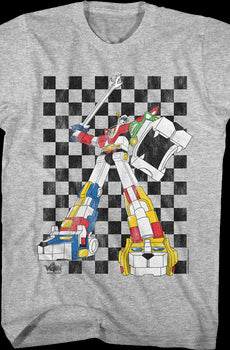 Checkerboard Defender Voltron T-Shirt