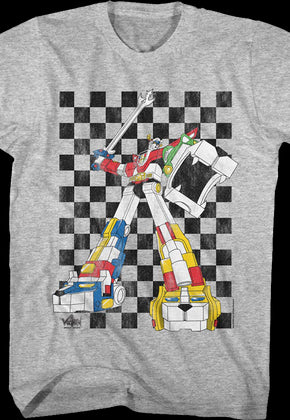 Checkerboard Defender Voltron T-Shirt