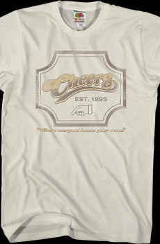 Cheers TV Show Logo T-Shirt