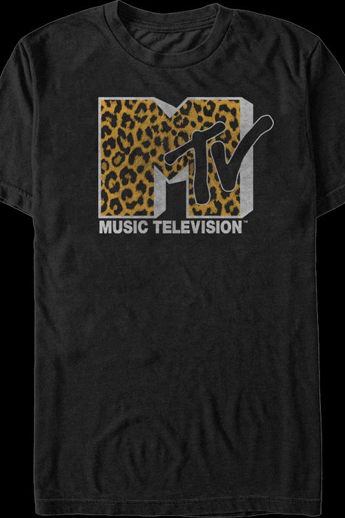 Cheetah Print Logo MTV Shirtmain product image
