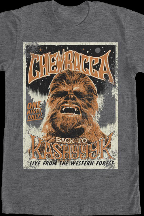 Chewbacca Back To Kashyyyk Star Wars T-Shirtmain product image