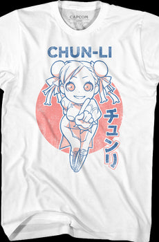 Chibi Chun-Li Street Fighter T-Shirt