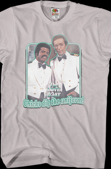 Chicks Dig the Uniform Love Boat T-Shirt