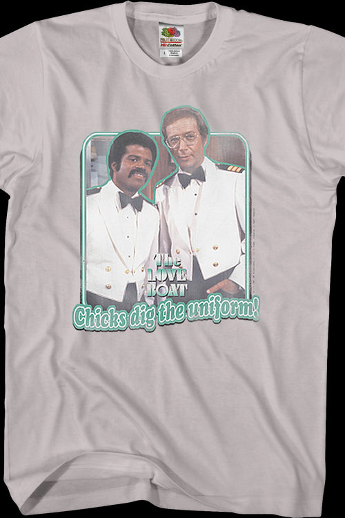 Chicks Dig the Uniform Love Boat T-Shirtmain product image
