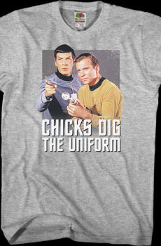 Chicks Dig The Uniform Star Trek T-Shirt