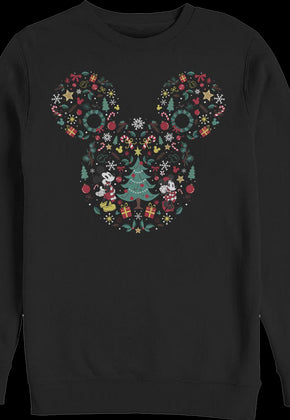 Christmas Design Mickey Mouse Sweatshirt