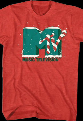 Christmas Snowfall Logo MTV Shirt