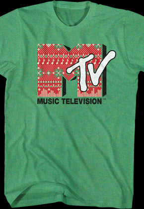 Christmas Sweater Logo MTV Shirt