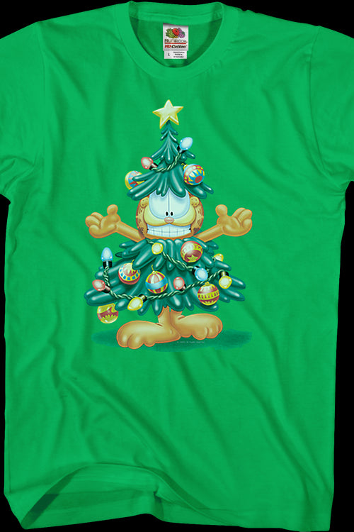 Christmas Tree Garfield T-Shirtmain product image
