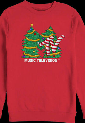 Christmas Tree Logo MTV Sweatshirt
