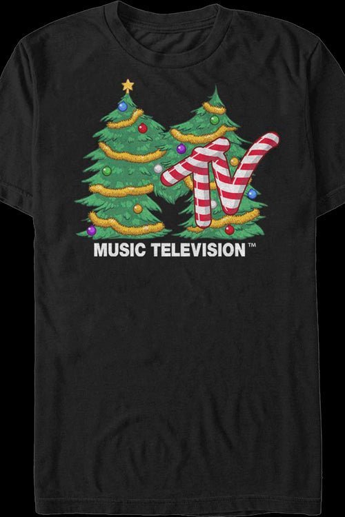 Christmas Tree Logo MTV T-Shirtmain product image
