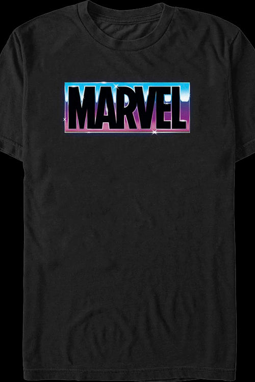 Chrome Logo Marvel Comics T-Shirtmain product image