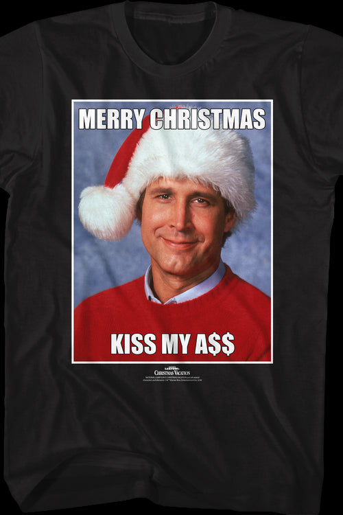 Clark Griswold Kiss My Ass Christmas Vacation T-Shirtmain product image