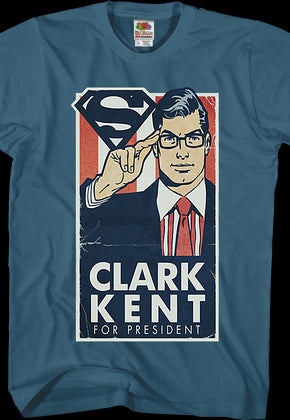 Clark Kent For President Superman T-Shirt