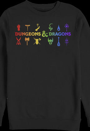 Class Logos Dungeons & Dragons Sweatshirt