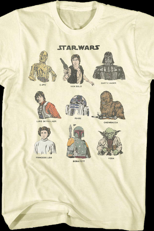Classic Characters Star Wars T-Shirtmain product image
