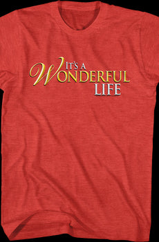 Classic Logo It's A Wonderful Life T-Shirt