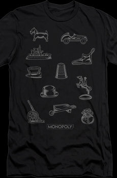 Classic Tokens Monopoly T-Shirt