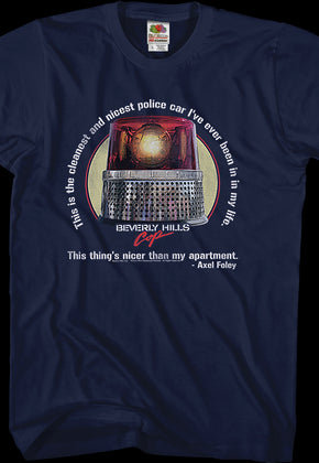 Cleanest and Nicest Police Car Beverly Hills Cop T-Shirt