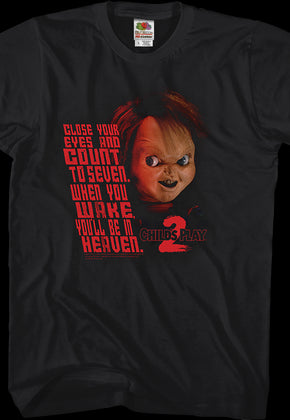 Close Your Eyes Child's Play 2 T-Shirt