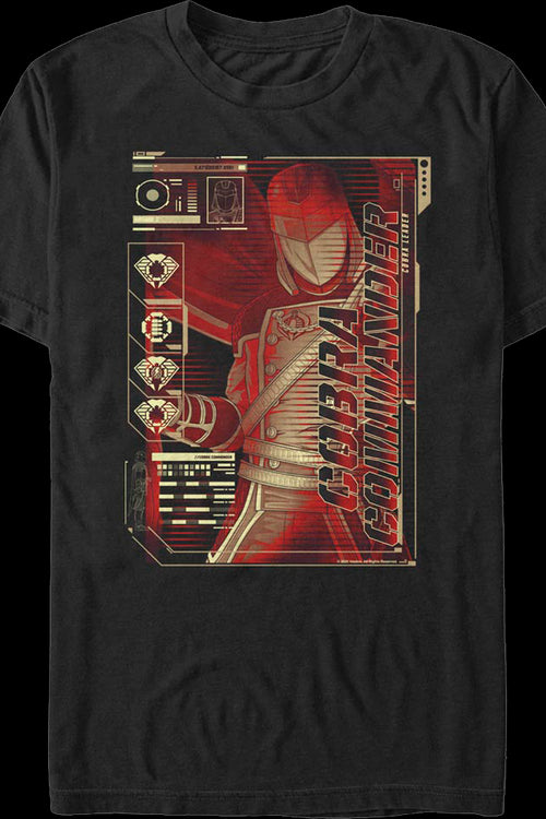Cobra Commander Schematics GI Joe T-Shirtmain product image