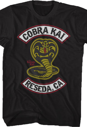 Cobra Kai Patch Karate Kid T-Shirt