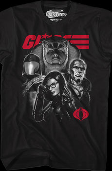 Cobra Villains Collage GI Joe T-Shirt