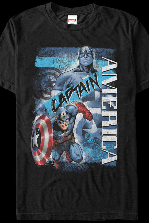 Collage Captain America T-Shirtmain product image